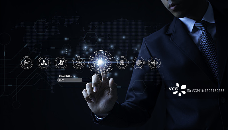 数字时代的网络技术数据传输与创新图片素材