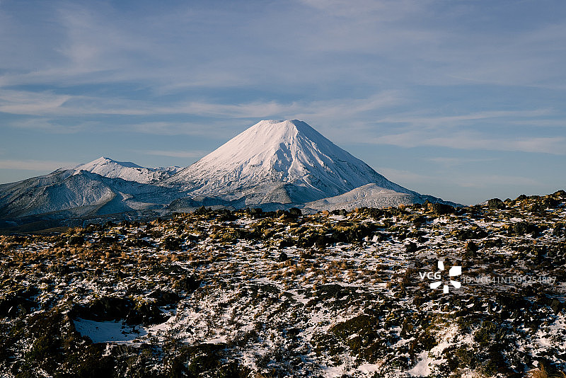 新西兰瑙鲁赫伊山图片素材