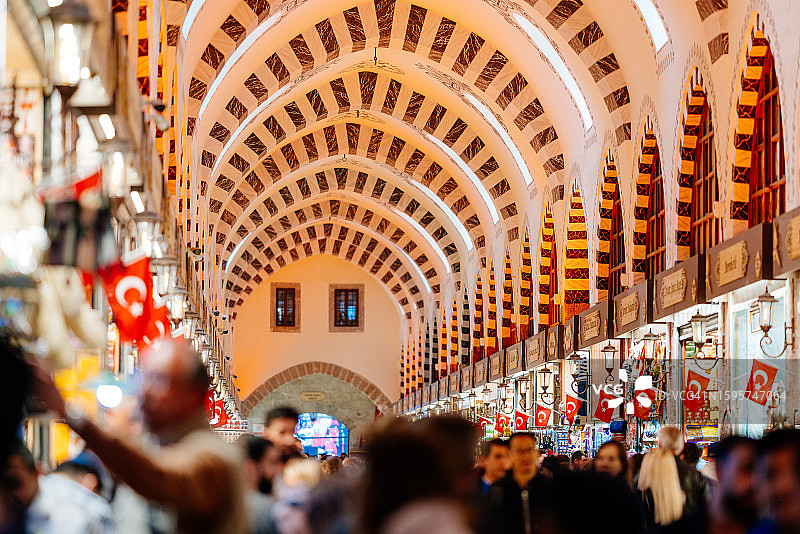 土耳其伊斯坦布尔：香料市场图片素材