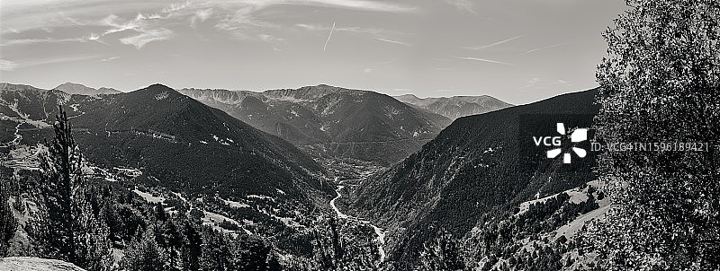 比利牛斯山脉风光图片素材