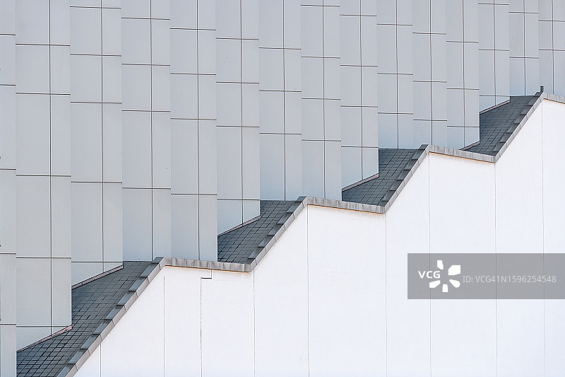 形似上升图表的建筑设计图片素材