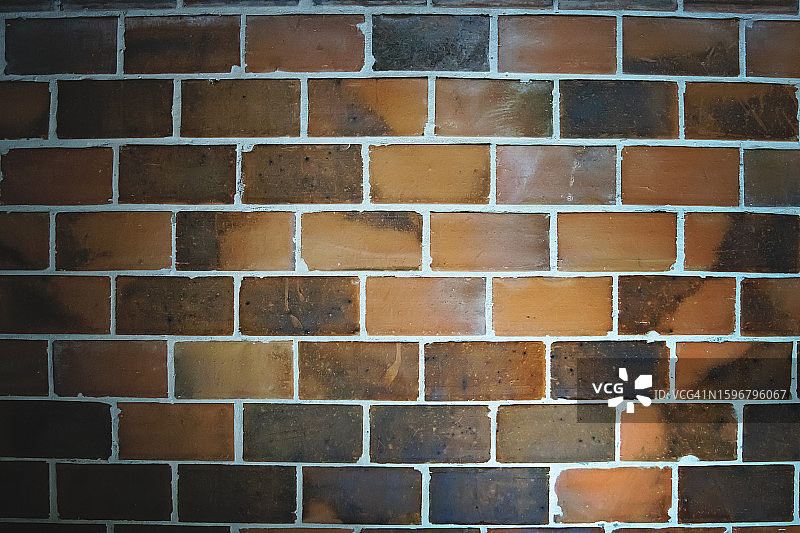 风化的红色砖墙背景，带文案空间图片素材