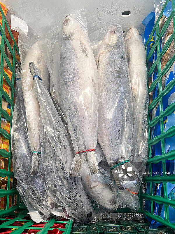 中国台湾养殖的虱目鱼，横滨菲律宾商店有售图片素材