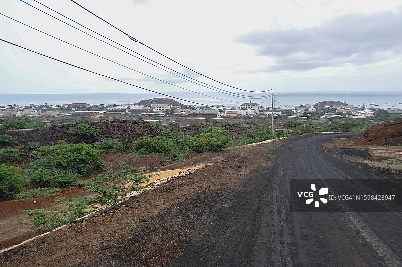 乔治镇，阿森松岛图片素材