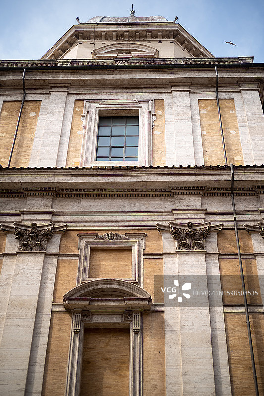 意大利罗马圣母大教堂立面图片素材