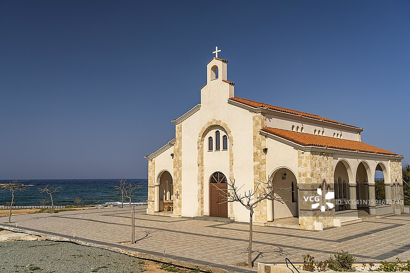 塞浦路斯普罗塔拉斯圣安德鲁小堂图片素材