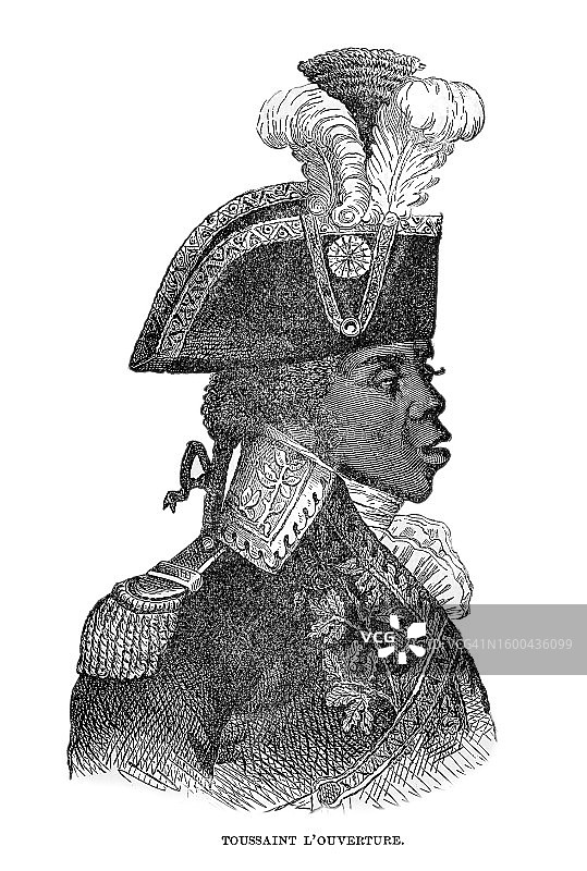 海地将军杜桑·卢维杜尔肖像图片素材