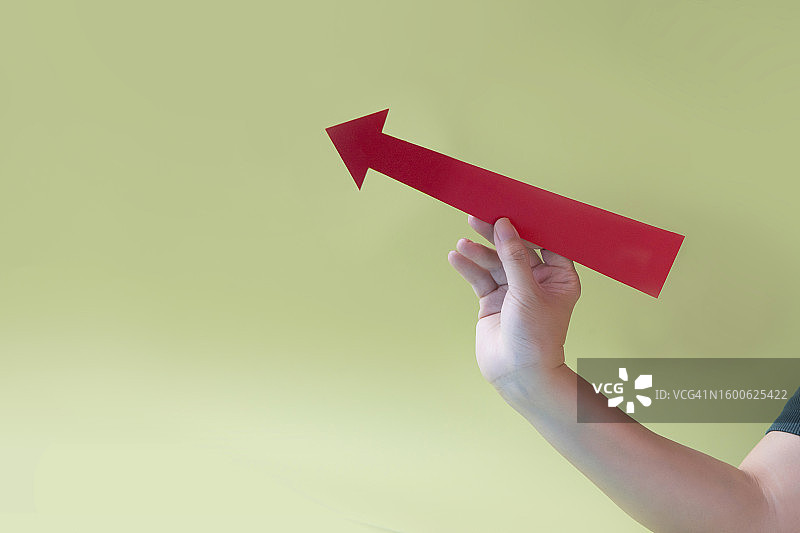 带有红色箭头的目标概念静物照片图片素材