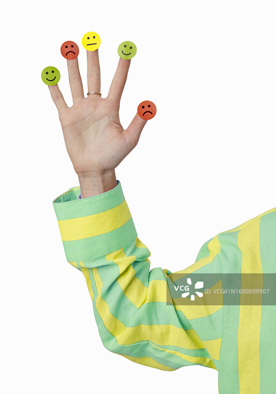 多种情绪。图片素材