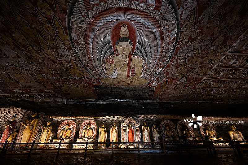 斯里兰卡丹布勒石窟寺图片素材