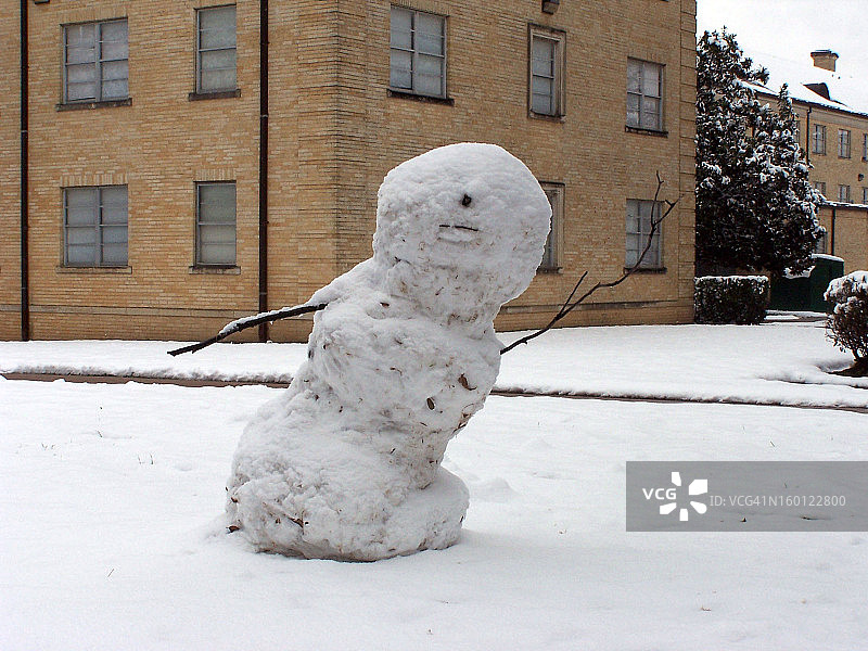 跳舞的雪人图片素材