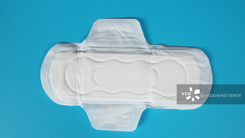 泰国蓝色背景下的外科手套俯视图图片素材