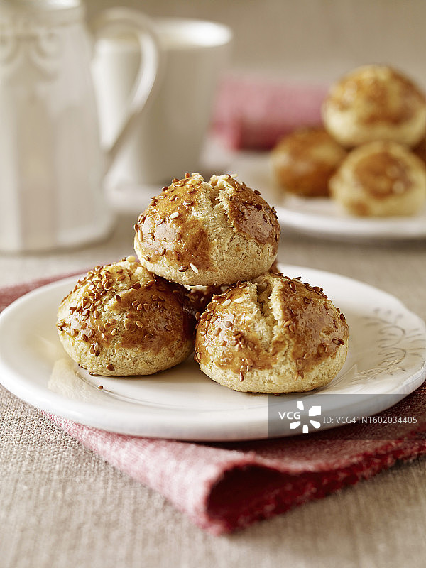 小型咸味糕点图片素材