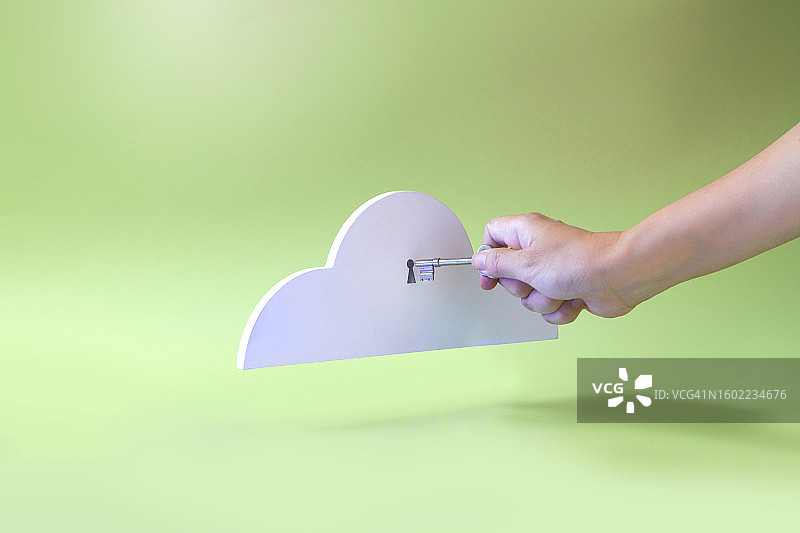 云网络安全概念摄影图片素材