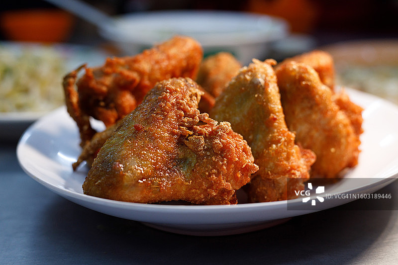 香脆炸鸡翅图片素材