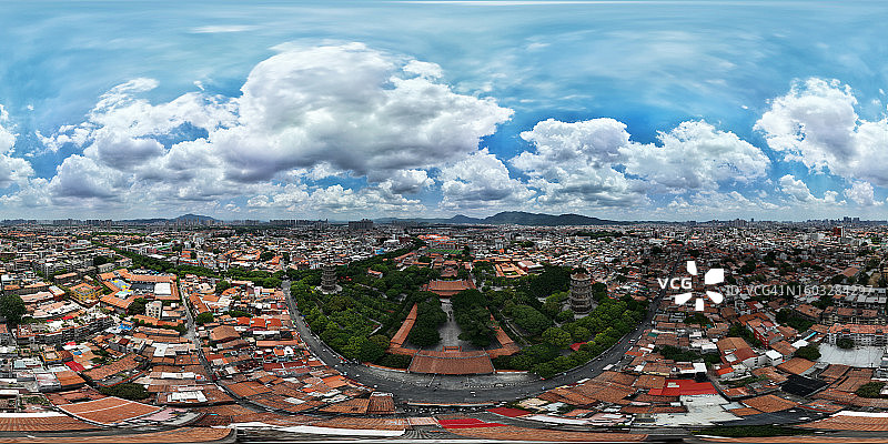 中国泉州开元寺全景图图片素材