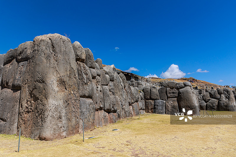 库斯科的印加萨克赛瓦曼堡垒图片素材