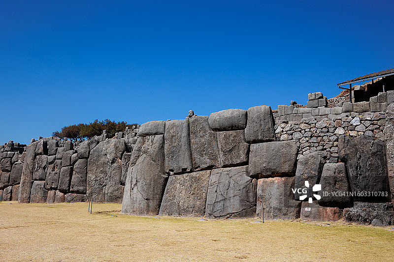 库斯科的印加萨克赛瓦曼堡垒图片素材