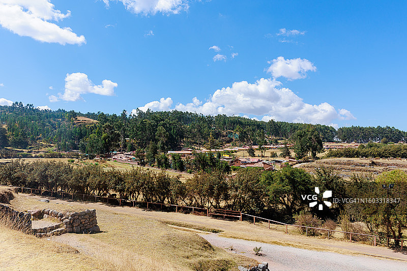库斯科的印加萨克赛瓦曼堡垒图片素材