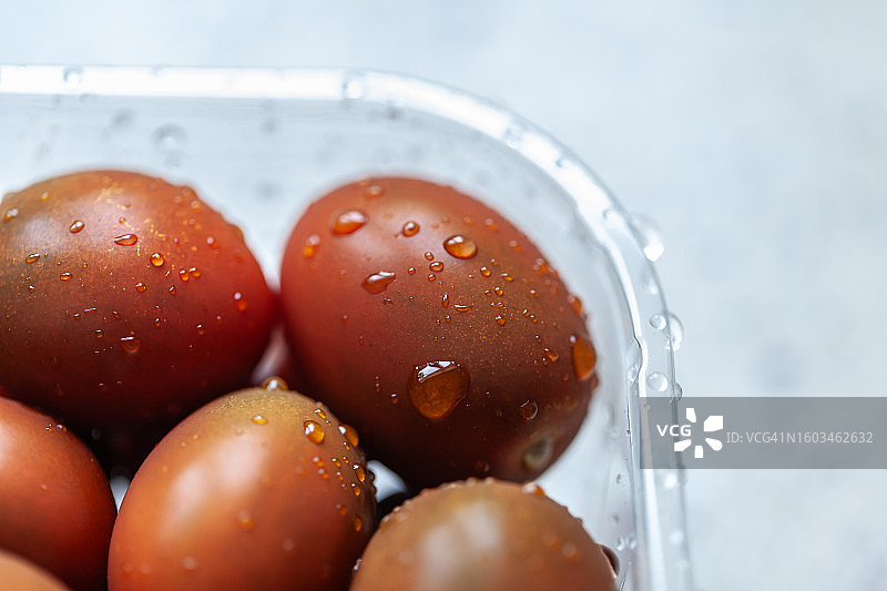 深色樱桃番茄图片素材