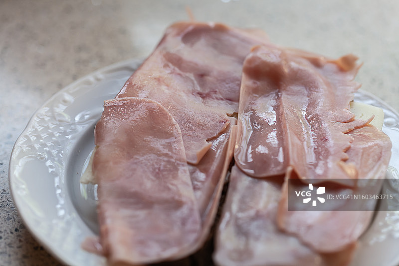 火腿奶酪面包图片素材