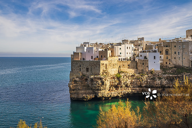 建筑物对着天空的海景图片素材