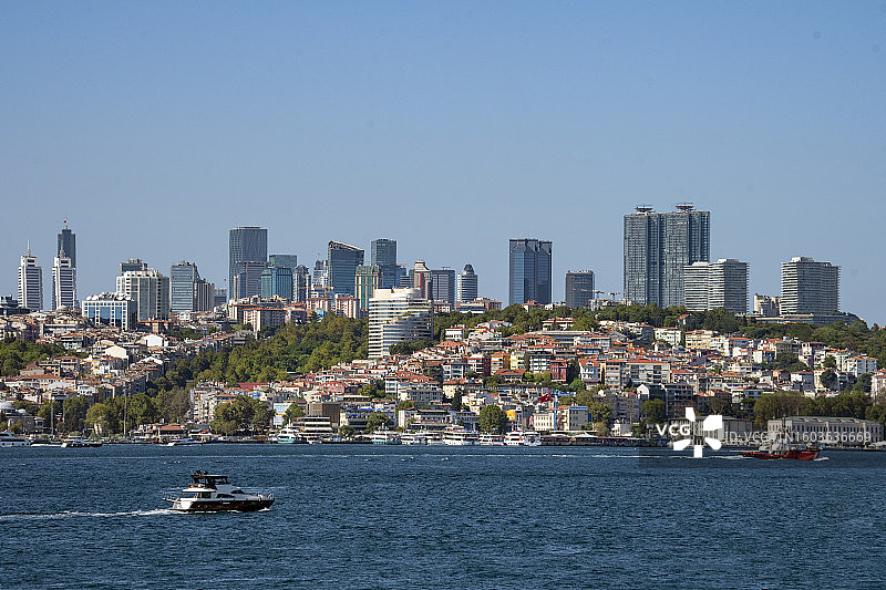 土耳其伊斯坦布尔天际线图片素材