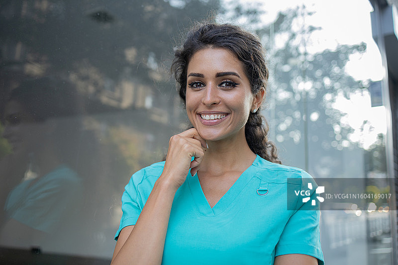 护士的肖像图片素材