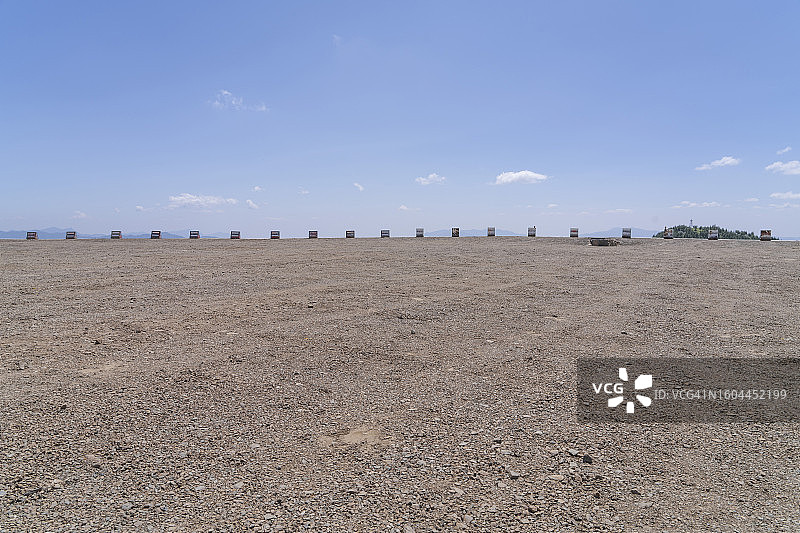 五台山南台风景区的土路图片素材