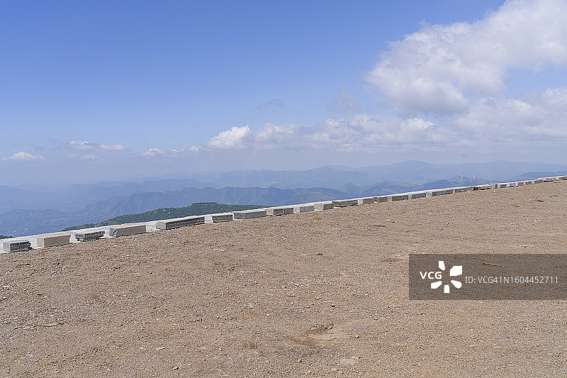 五台山南台风景区的土路图片素材