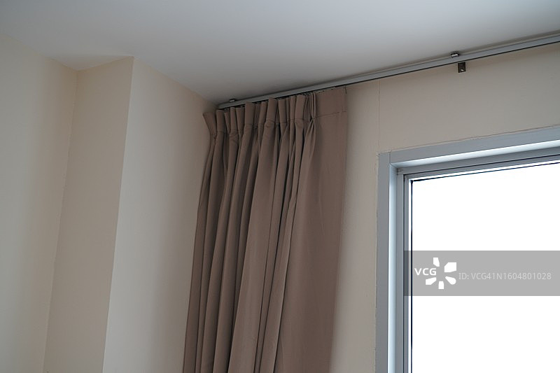 褶皱窗帘图片素材