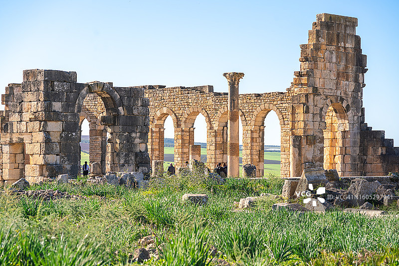 摩洛哥沃吕比利斯考古遗址图片素材