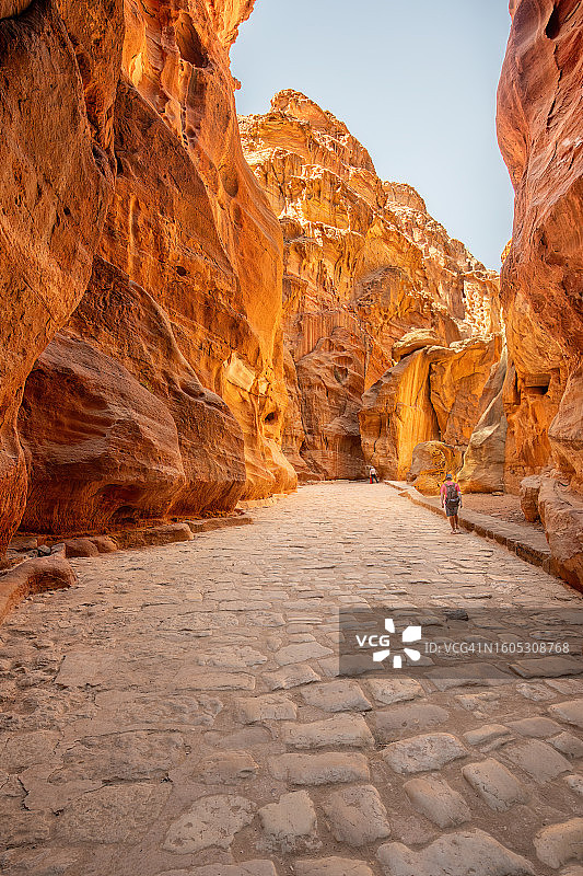 约旦佩特拉的奇迹图片素材