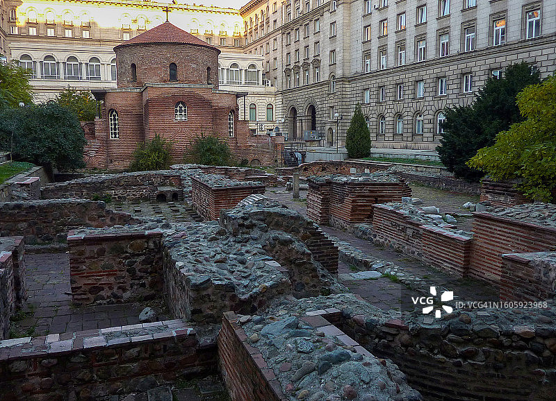 保加利亚索非亚的圆形大厅（圣乔治教堂）图片素材