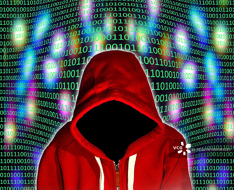 黑客入侵概念插图图片素材