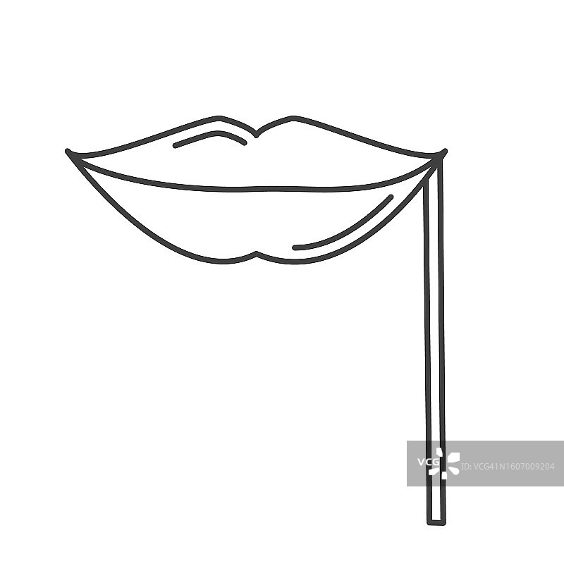 唇膜插画图片素材