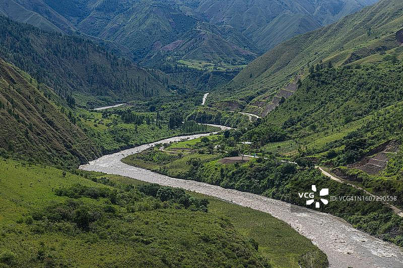 蒂拉登特罗的帕埃斯河，联合国教科文组织世界遗产图片素材