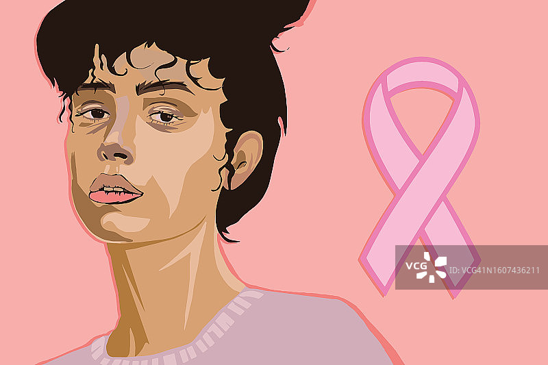 我宣传乳腺癌防治！图片素材