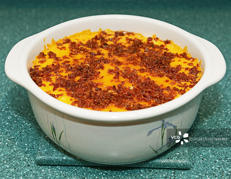 切达土豆泥砂锅菜图片素材