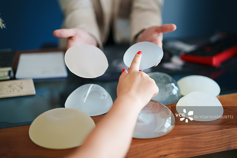 硅胶隆胸植入物图片素材