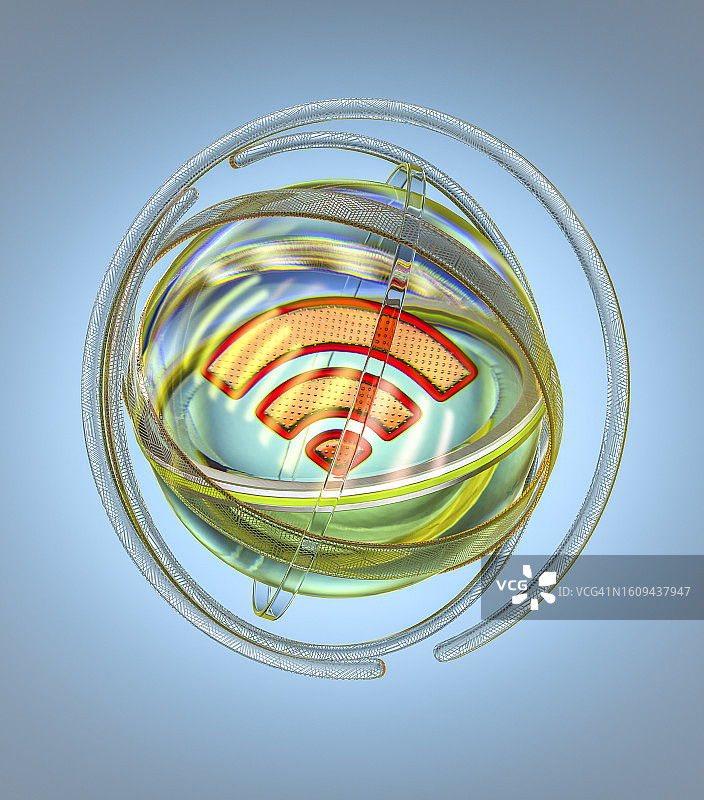 Wi-Fi数据包图片素材