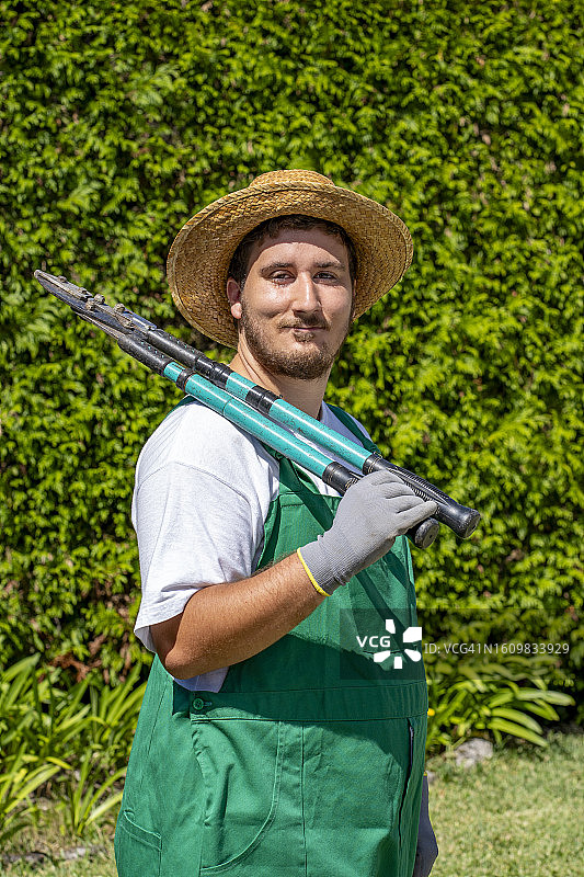 园丁肖像图片素材