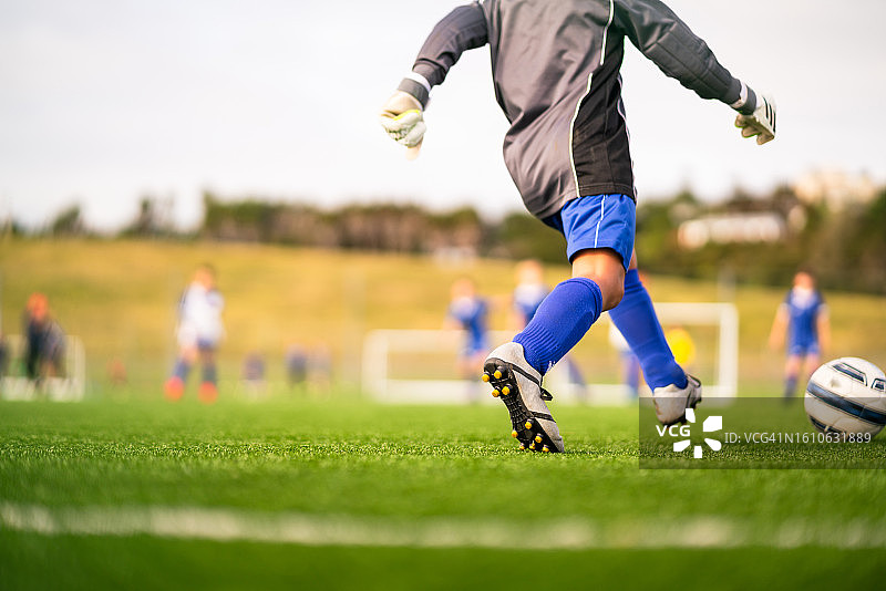 守门员击球图片素材