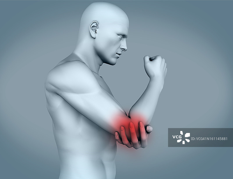肘部疼痛图片素材
