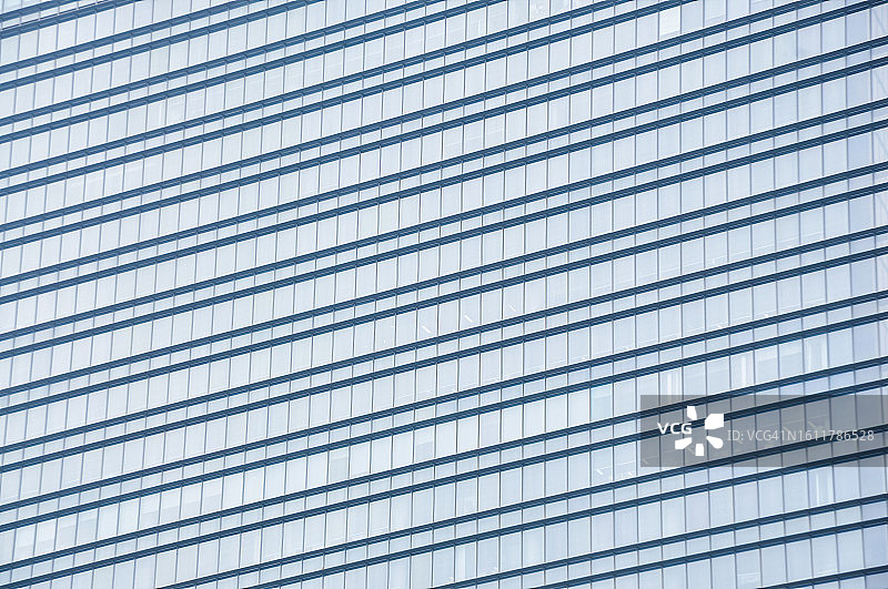 广州中央商务区（CBD）的现代玻璃摩天大楼。图片素材