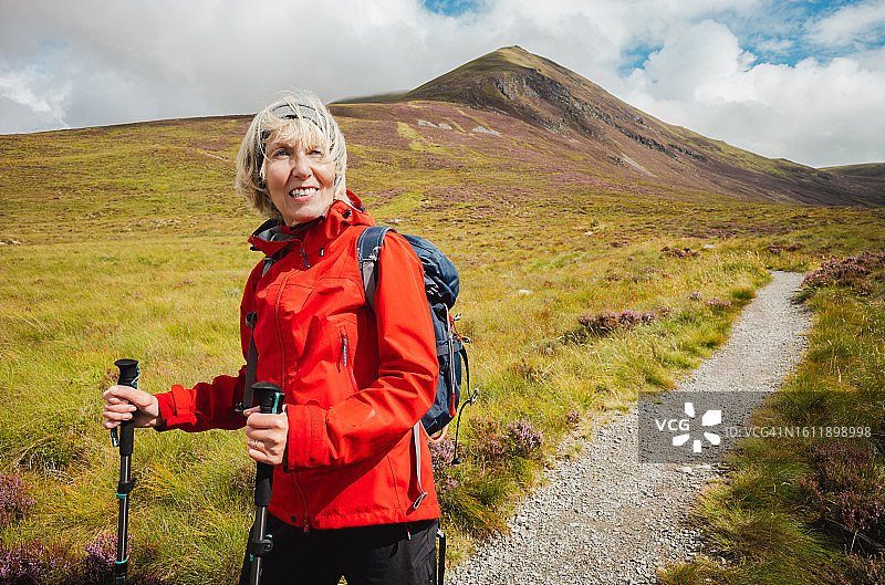 在苏格兰本威维斯徒步旅行图片素材