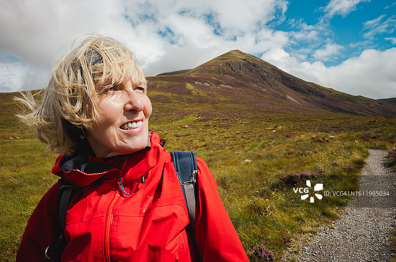 在苏格兰本威维斯徒步旅行图片素材