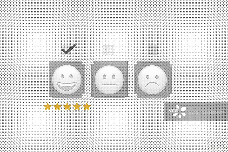 评论，评级满意度概念，客户体验概念，卓越概念，五星图片素材