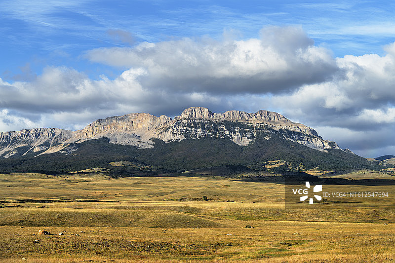 蒙大拿州落基山脉的锯齿山脊图片素材