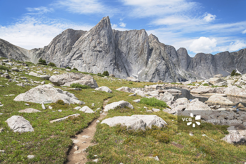 怀俄明州布里杰荒野的伏击峰图片素材